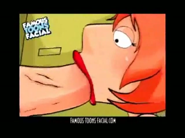 Cartoon van family guy komt klaar in snater 